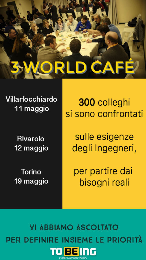 Elezioni Ordine Ingegneri Torino 2017 - tobeing worldcafe